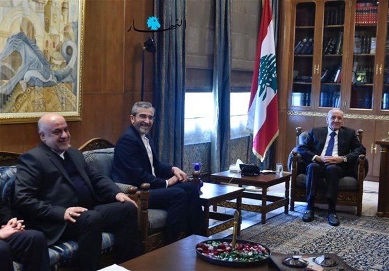 باقری کنی یلتقی رئیس البرلمان اللبنانی