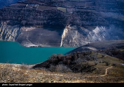 سد شهید رجایی ساری در وضعیت قرمز