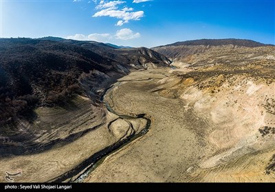 سد شهید رجایی ساری در وضعیت قرمز