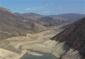 وضعیت وحشتناک و بحرانی بزرگ‌ترین سد مازندران‌/ آب سد شهید رجایی ته کشید