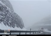 برف به خراسان رضوی برگشت/ تردد تریلی در گردنه تیوان ممنوع شد+عکس‌