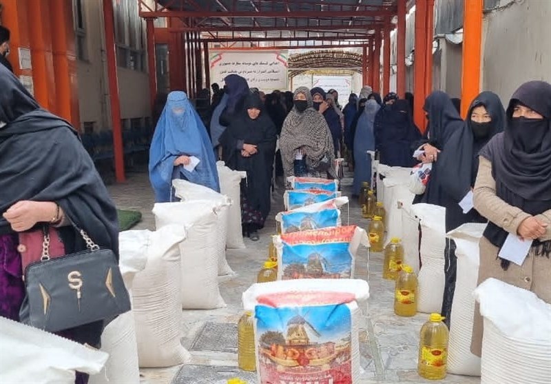توزیع کمک‌‎های بشردوستانه جمهوری اسلامی ایران در کابل
