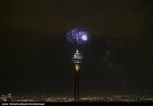 مراسم نورافشانی برج میلاد به مناسب پیروزی انقلاب اسلامی