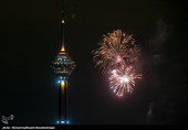 مراسم نورافشانی برج میلاد به مناسب پیروزی انقلاب اسلامی