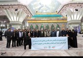 تجدید میثاق دانشگاهیان قزوینی با آرمان‌های امام خمینی(ره) + تصاویر
