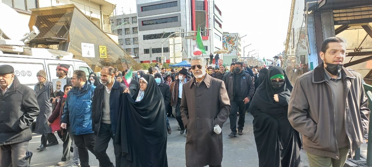 راهپیمایی 22 بهمن , انقلاب اسلامی , شهر تهران , 