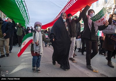 راهپیمایی ۲۲ بهمن در کرمانشاه 