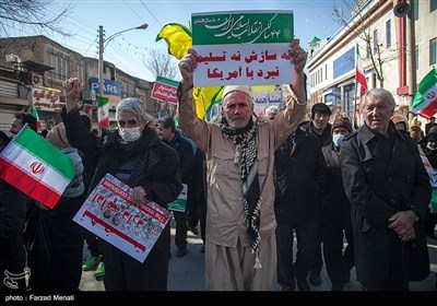 راهپیمایی ۲۲ بهمن در کرمانشاه 