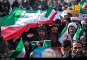 راهپیمایی ۲۲ بهمن  در کرمانشاه 