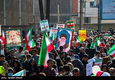راهپیمایی ۲۲ بهمن در کرمان 