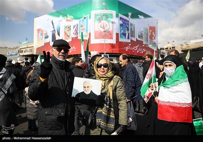 راهپیمایی 22 بهمن در تهران