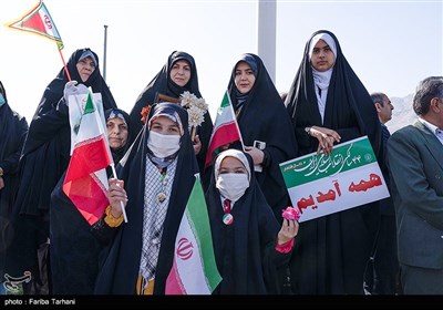  راهپیمایی ۲۲ بهمن در کیش 