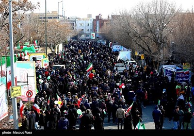  راهپیمایی ۲۲ بهمن در تبریز 