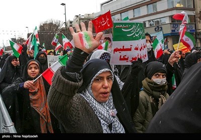 راهپیمایی 22 بهمن در مشهد 
