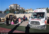 برپایی بیمارستان سیار در جنوب کشور ترکیه 