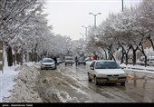 وضعیت ترافیکی پایتخت همزمان با بارش برف و باران