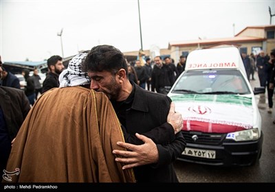 تشییع پیکر ۳ لژیونر خوزستانی فوت شده در زلزله ترکیه در اهواز