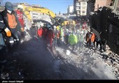 کمک رسانی امدادگران ایرانی به زلزله زدگان در شهر آدی‌یامان ترکیه 