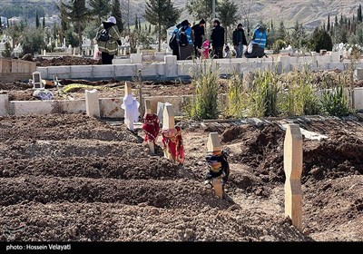 قبرستان شهر آدی‌یامان ترکیه پس از زلزله