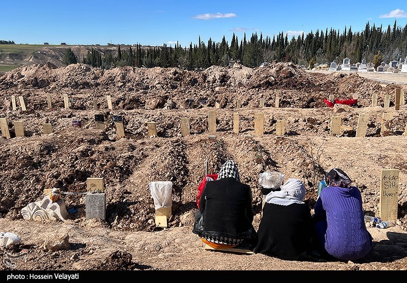 گزارش تسنیم از زلزله ترکیه ـ 12|قبرستان تازه تاسیسی که به سرعت پر شد