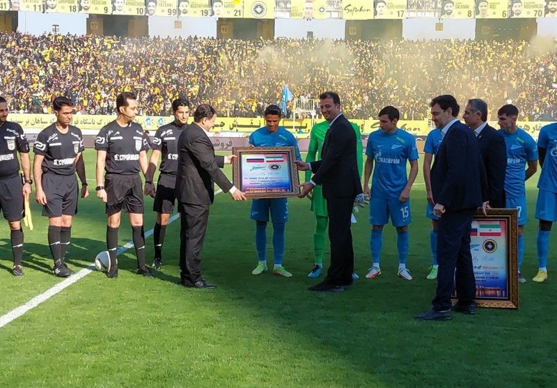 Zenit Defeats Sepahan in Friendly Match [VIDEO] -  (Iran  Football League)