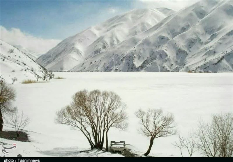 دریاچه گهر لرستان، نگین زیبای آلپ ایران یخ زد + فیلم