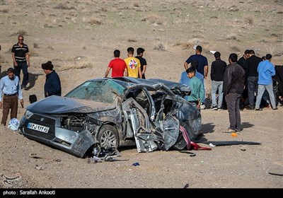 تصادف در جاده کرمان - سیرجان