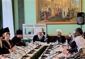 نشست‌ بررسی &quot;خدمات عمومی جوامع مذهبی در پساکرونا&quot; در مسکو برگزار شد