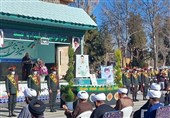 تشییع پیکر شهید مبارزه با مواد مخدر در البرز