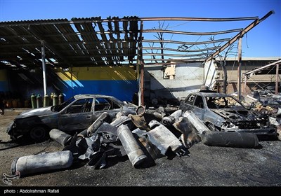 حادثه انفجار کارخانه گاز ال پی جی - همدان