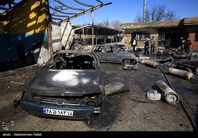 حادثه انفجار کارخانه گاز ال پی جی - همدان