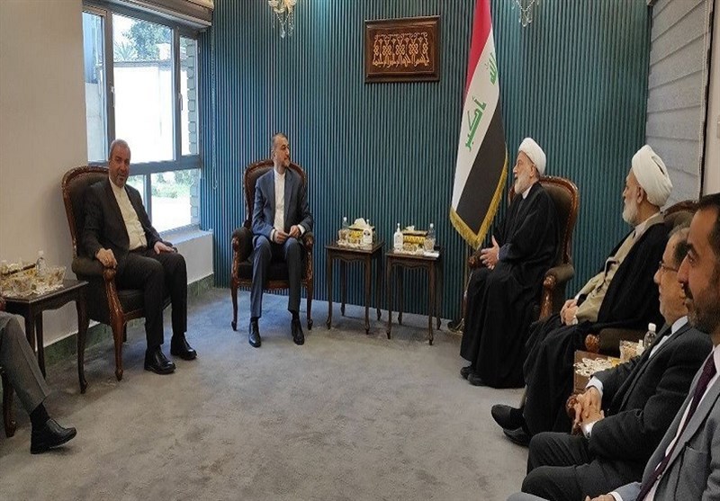 امیر عبداللهیان یجری مباحثات مع رئیس المجلس الاعلى العراقی