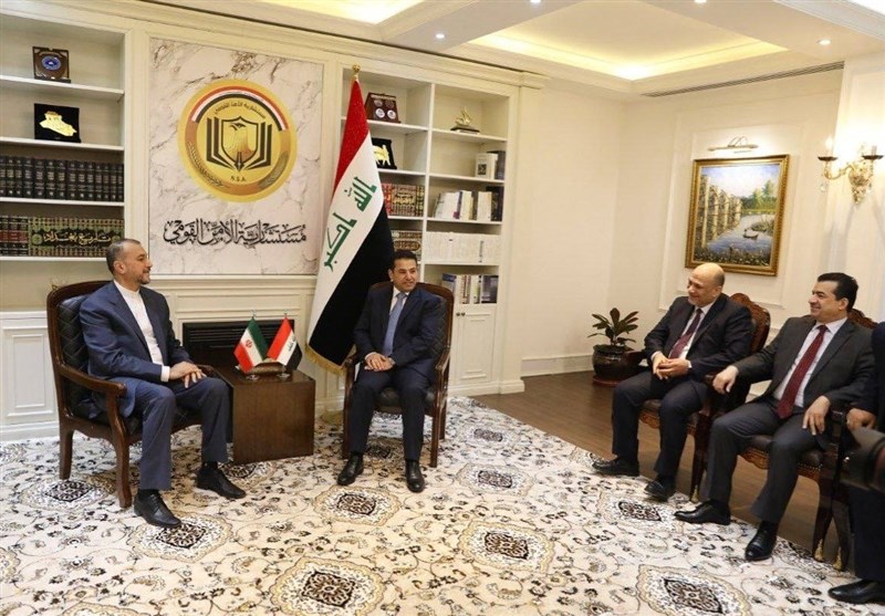 دیدارهای امیرعبداللهیان با رییس شورای عالی قضایی و مشاور امنیت ملی عراق