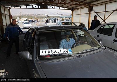 بازدید رئیس پلیس راهور فراجا از مرکز تعویض پلاک چیتگر