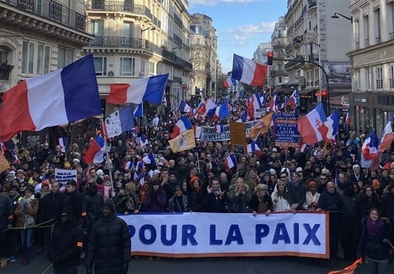 France Holds Second Weekend of Anti-NATO Protests (+Video) - World news - Tasnim News Agency | Tasnim News Agency
