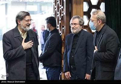 مراسم ختم همسر شهید آیت الله مطهری در دانشگاه تهران