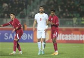 جام ملت‌های زیر 20 سال آسیا| تساوی یک نیمه‌ای ایران مقابل قطر