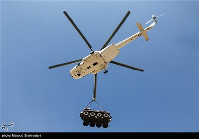تمرین امداد هوایی در تهران
