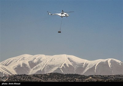 تمرین امداد هوایی در تهران