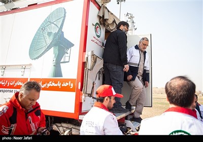 تمرین دوتیم مشترک جستجو و نجات شهری سازمان آتش نشانی،خدمات ایمنی و جمعیت هلال احمر استان تهران