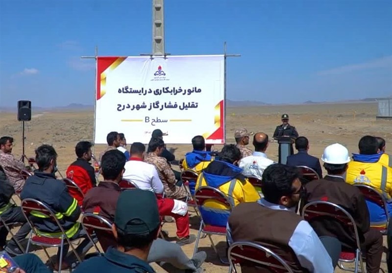 مانور خرابکاری تاسیسات گازرسانی در منطقه مرزی خراسان جنوبی برگزار شد + تصویر