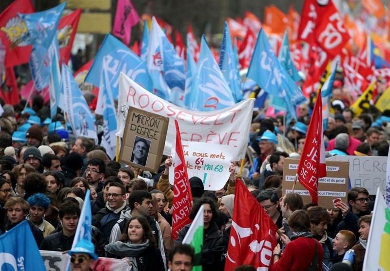 French Unions Intensify Protests against Pension Reforms