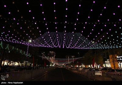 حال و هوای مشهد در جشن نیمه شعبان