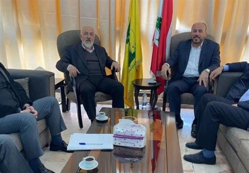 دیدار هیئت حماس با مسئولان حزب الله در بیروت