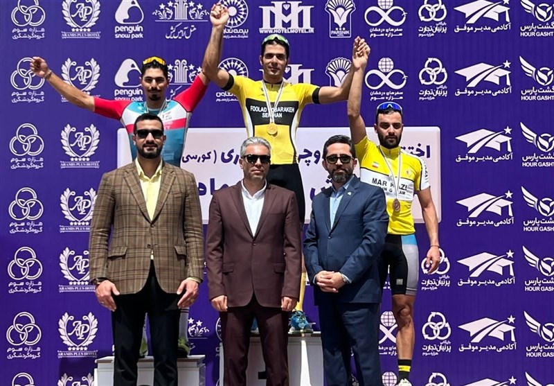 قهرمانی مهدی ناطقی در مرحله نهایی لیگ برتر دوچرخه‌سواری جاده