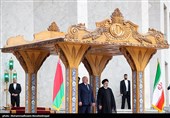 استقبال رسمی از رئیس جمهور بلاروس