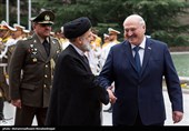 استقبال رسمی از رئیس جمهور بلاروس