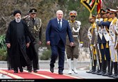 استقبال رسمی از رئیس جمهور بلاروس