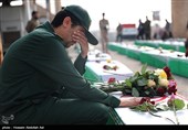 ورود پیکر مطهر 71 شهید به خاک ایران