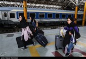 تردد 6 هزار مسافر از ایستگاه راه‌آهن کاشان در نوروز